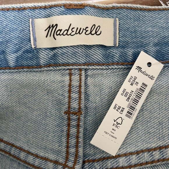 Madewell Relaxed Demin Shorts.  W28.  New With Tags - Picture 8 of 15